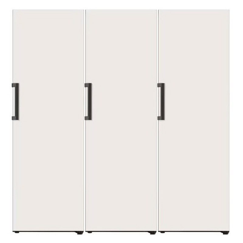 [색상선택형] LG전자 오브제 321L 좌열림 컨버터블 세트 메탈 냉장고 + 냉동 + 김치냉장고 XYZ323MEF 방문설치 1