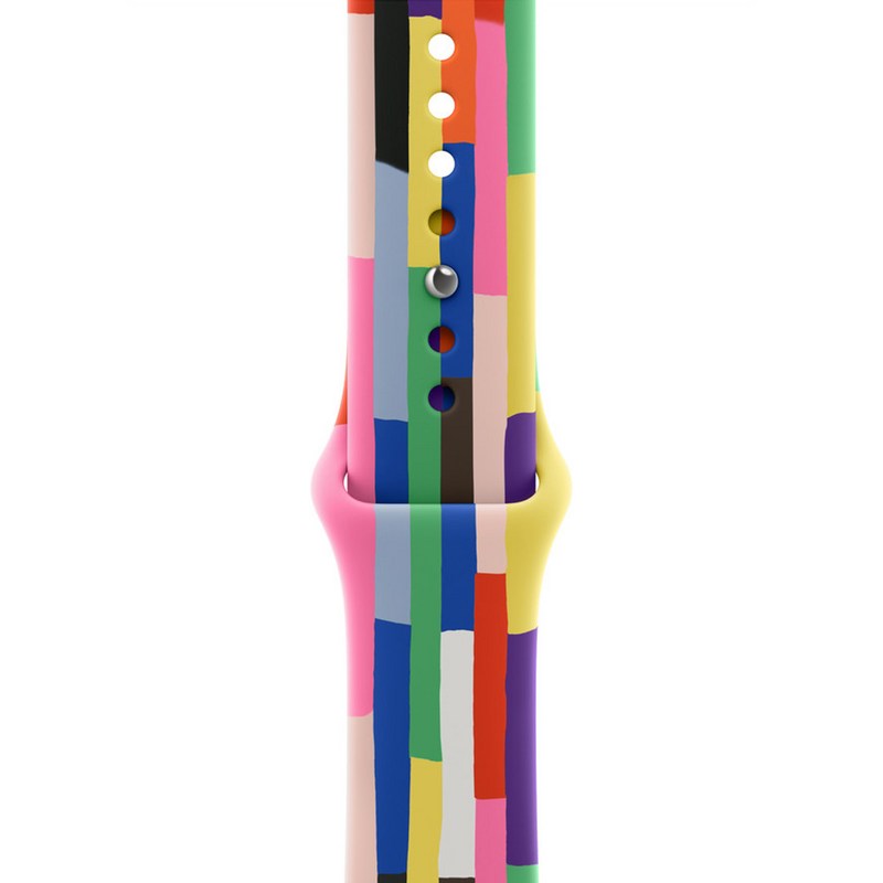 Apple 애플워치 스포츠 밴드 M / L, 프라이드 에디션(MDWG4FE/A), 1개 1