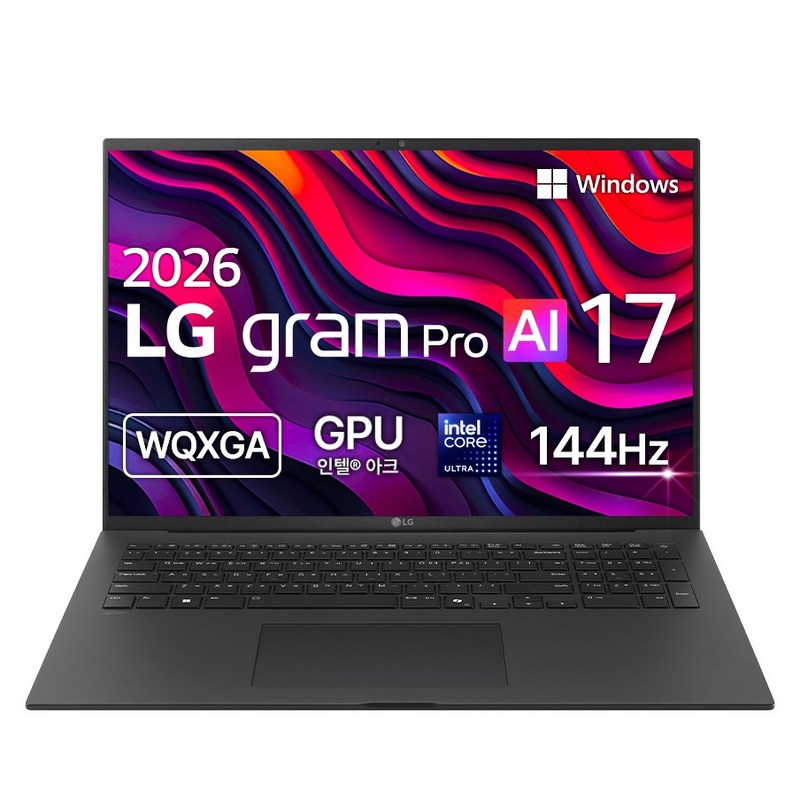 LG전자 2026 그램 프로 AI 17 코어Ultra5, 17Z90U-GS5BK, 256GB, 16GB, WIN11 Home 1