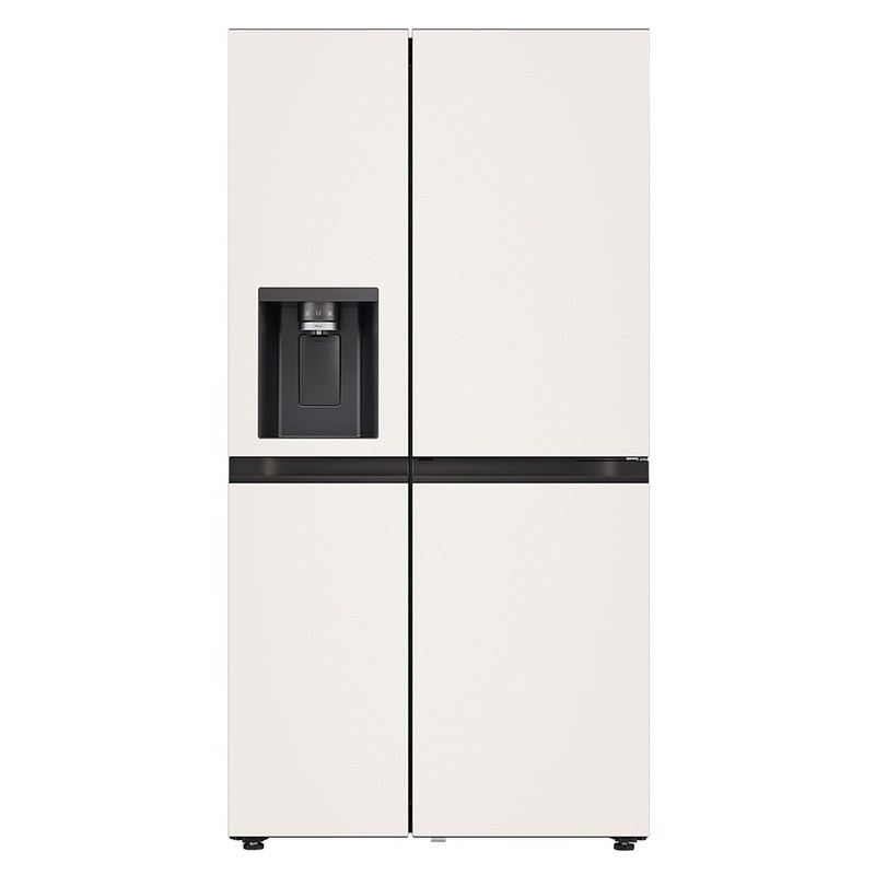 LG전자 디오스 AI 오브제컬렉션 STEM 얼음정수 매직스페이스 810L 2도어 냉장고 방문설치, J816MEE172 1