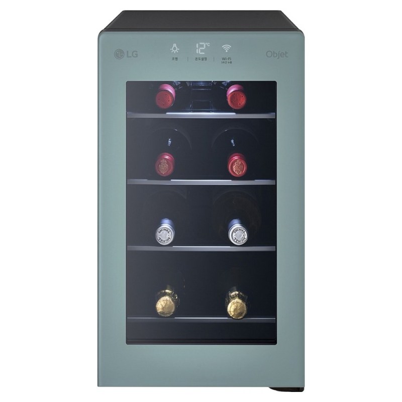 LG전자 디오스 오브제컬렉션 와인셀러 방문설치 8병, 클레이민트, W0082GTB 1
