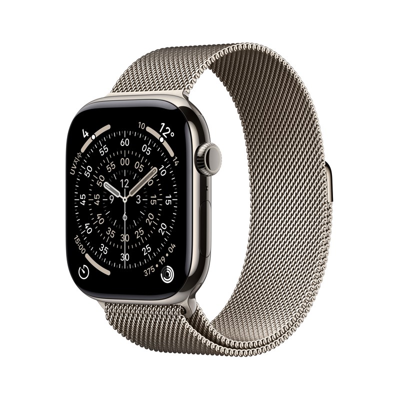 Apple 2025 애플워치 11, 내추럴, 46mm, GPS+Cellular, 티타늄,내추럴/내추럴 밀레니즈 루프, M/L 1