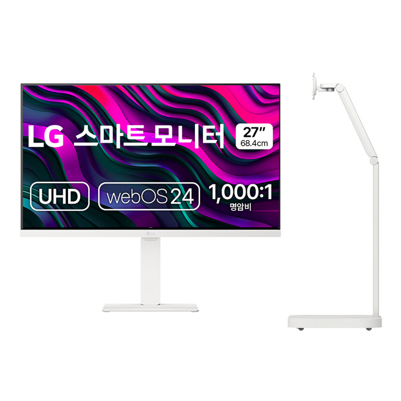 LG전자 4K UHD 스마트 모니터, 68.4cm, 27U730SAW 2