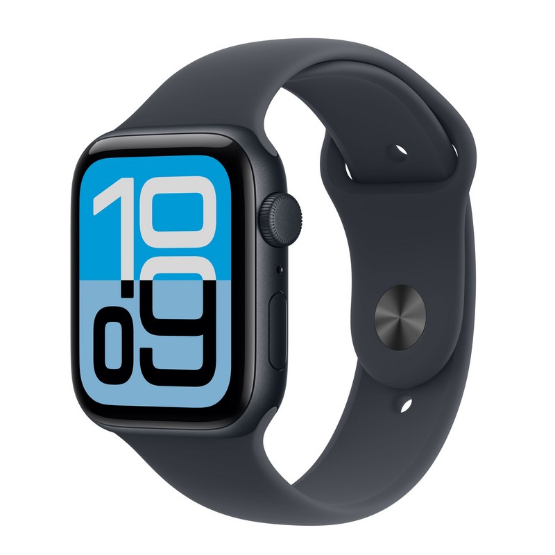 Apple 2025 애플워치 SE3 알루미늄 케이스, 44mm, GPS, 미드나이트, M/L 1