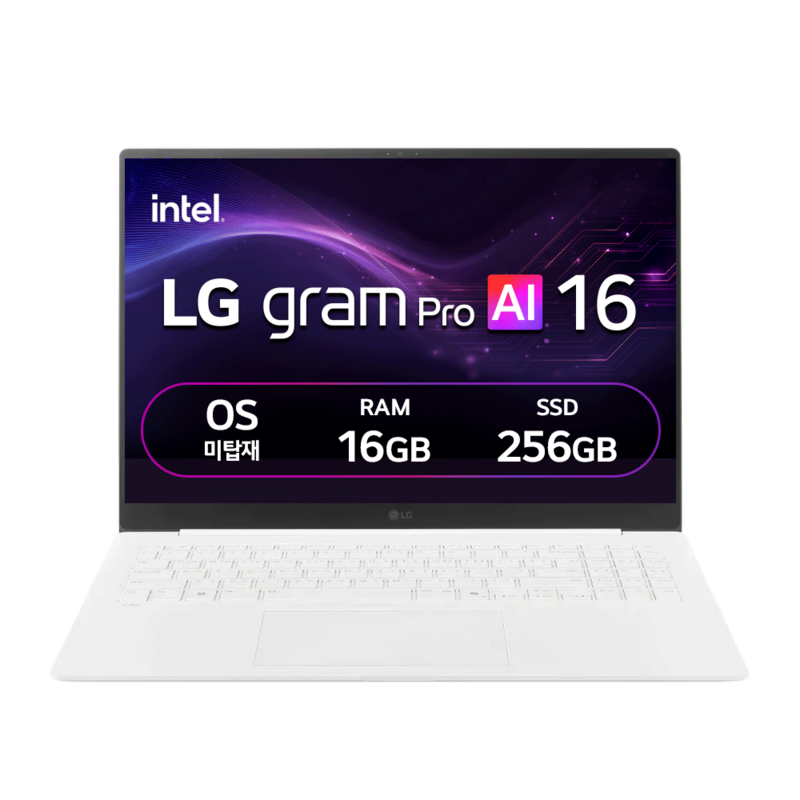 LG전자 2025 그램 프로 AI 16 코어 Ultra5, 에센스 화이트, 256GB, 16GB, Free DOS, 16ZD90TS-GX5PK 1