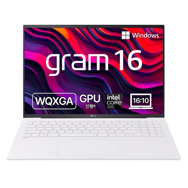 LG전자 2024 그램 16 코어Ultra5, 스노우화이트, 256GB, 8GB, WIN11 Home, 16Z90SU-GRF6K 1