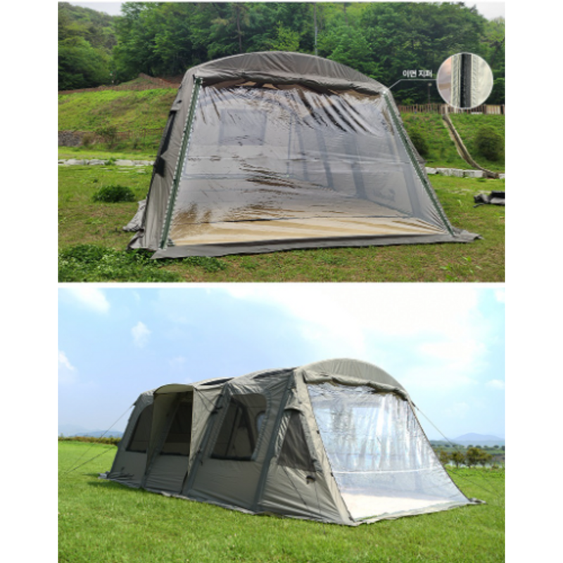 몬트리프 M7 에어텐트 리빙쉘 거실형 전실 텐트 장박용[국내 당일발송], M7 TPU창 (아이보리)