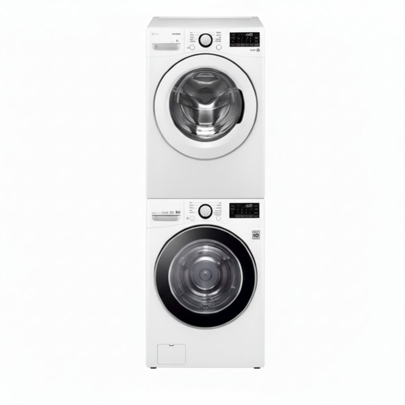 LG전자 트롬 세탁기 F19WDWP + 건조기 RH19WTWN 19kg + 19kg 방문설치, F19WDWP(세탁기) + RH19WTWN(건조기), 화이트유광 1