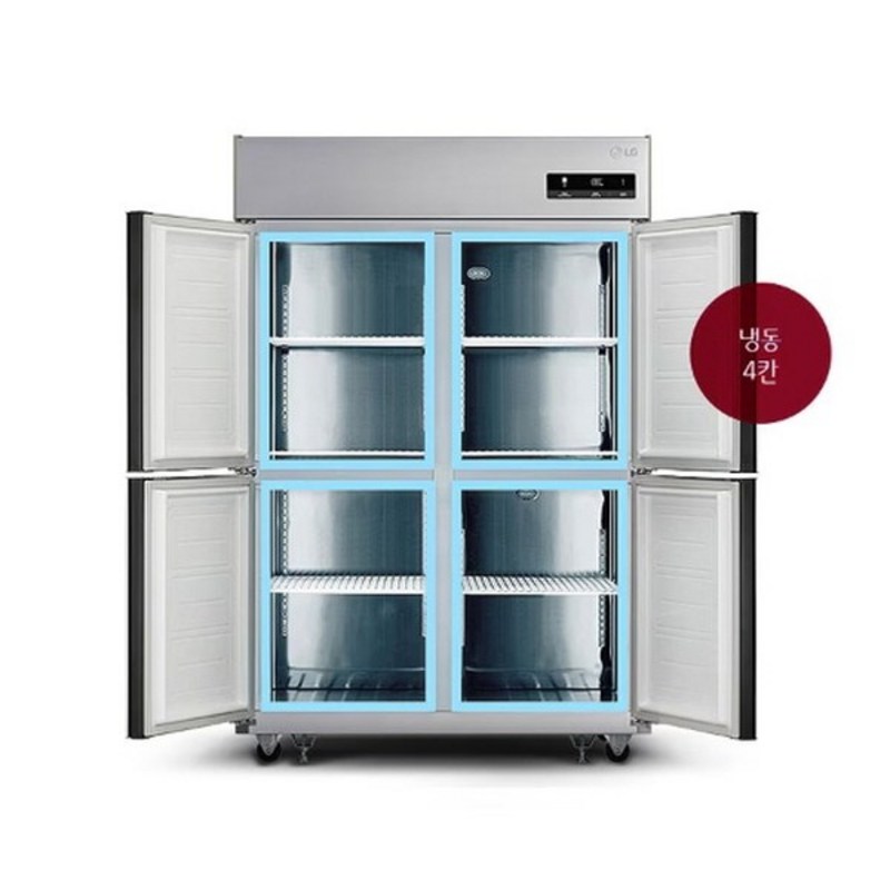LG전자 업소용 비즈니스 냉동 4칸 냉동고 1110L 방문설치, 스테인레스, C120AF 2