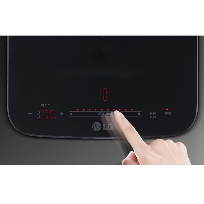 LG 디오스 포터블 인덕션 1구 전기레인지 실버 HEI1V9, HEI1V9(실버), --- 기타 --- - thumb image