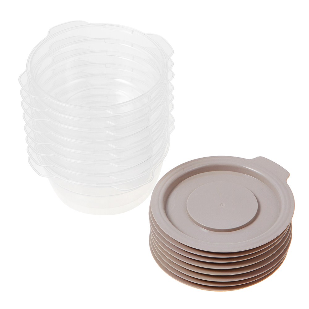 코멧 냉동 밥 국 보관용기, 8개, 보관용기 650ml - thumb image