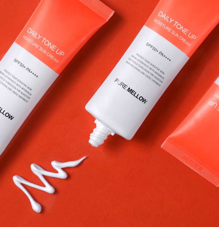 퓨어멜로우 데일리 톤업 촉촉 선크림 SPF50+ PA++++, 50ml, 2개 - thumb image