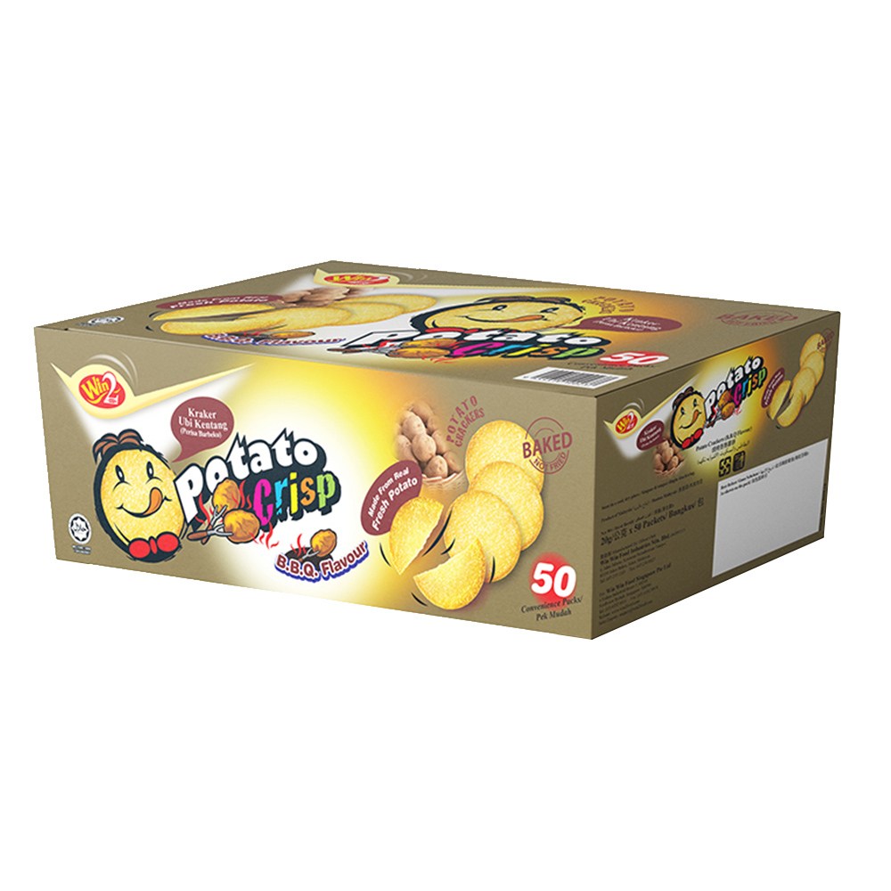 포테이토 크리스프 스낵 바베큐맛 50개입, 1kg, 2개 - thumb image