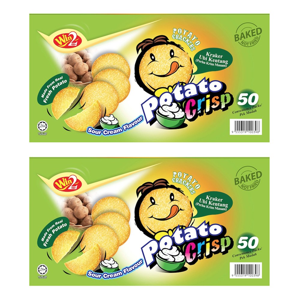 포테이토 크리스프 스낵 사워크림맛 50개입, 1kg, 2개 - thumb image