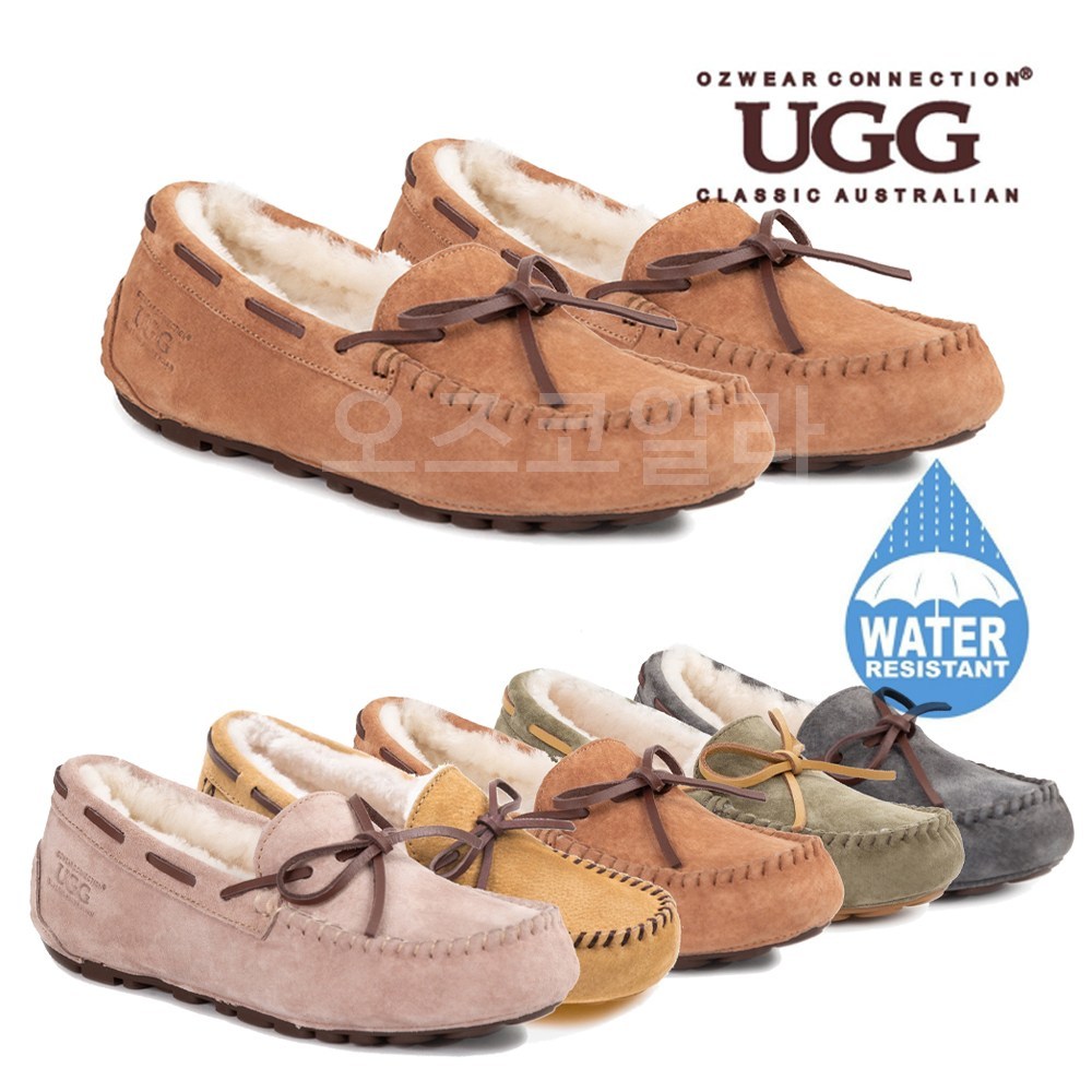 UGG 어그 모카신 털모카신 겨울 양털 퍼 방한 로퍼 단화 호주 정품 오즈웨어 - U