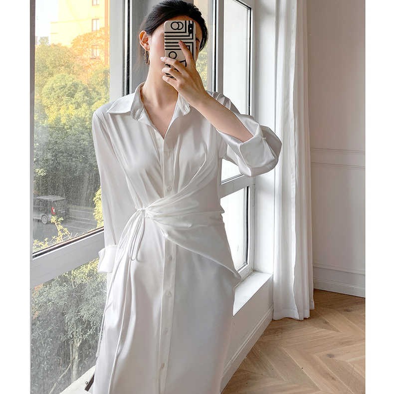 하객룩 딘트 원피스 출근룩 의류 드레스 여름 여성 롱 - thumb image