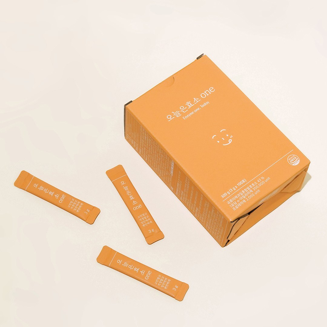 오늘은효소ONE 1박스(100포) 신바이오틱스 유산균 곡물 과일 야채 발효효소, 300g, 1개 - thumb image