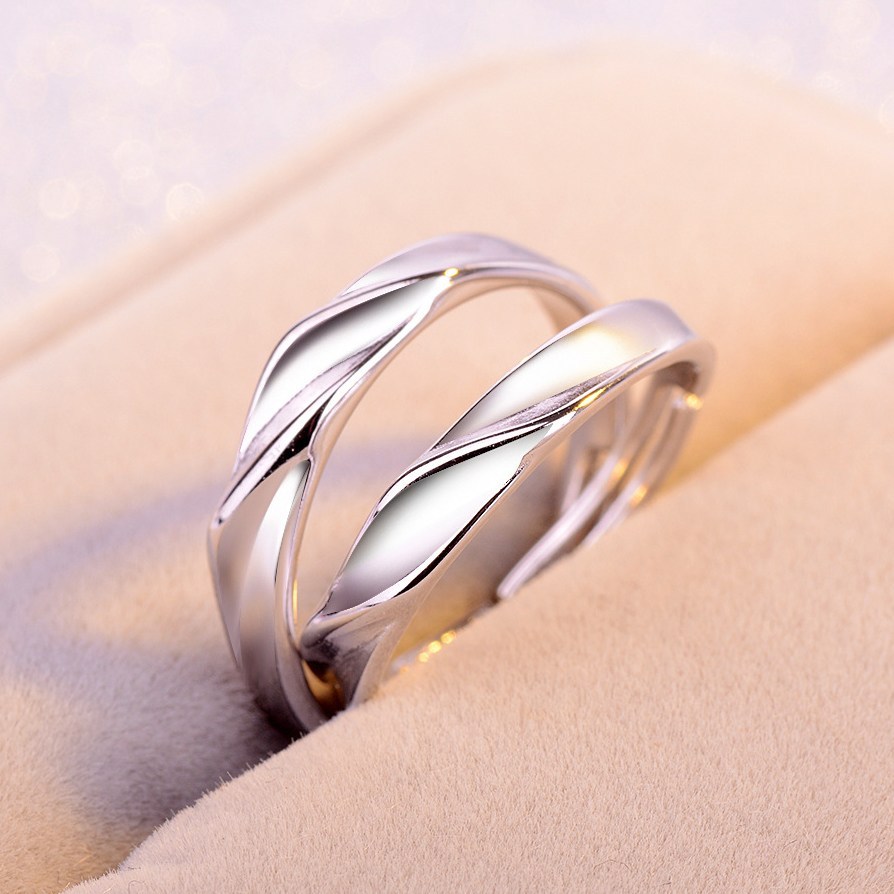 엘스쥬쥬 RC31 Silver 사랑의 물결 은반지 커플링 - thumb image