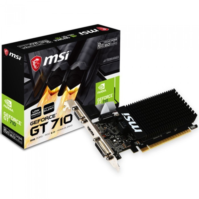 MSI 지포스 GT710 D3 2GB LP 무소음 - M