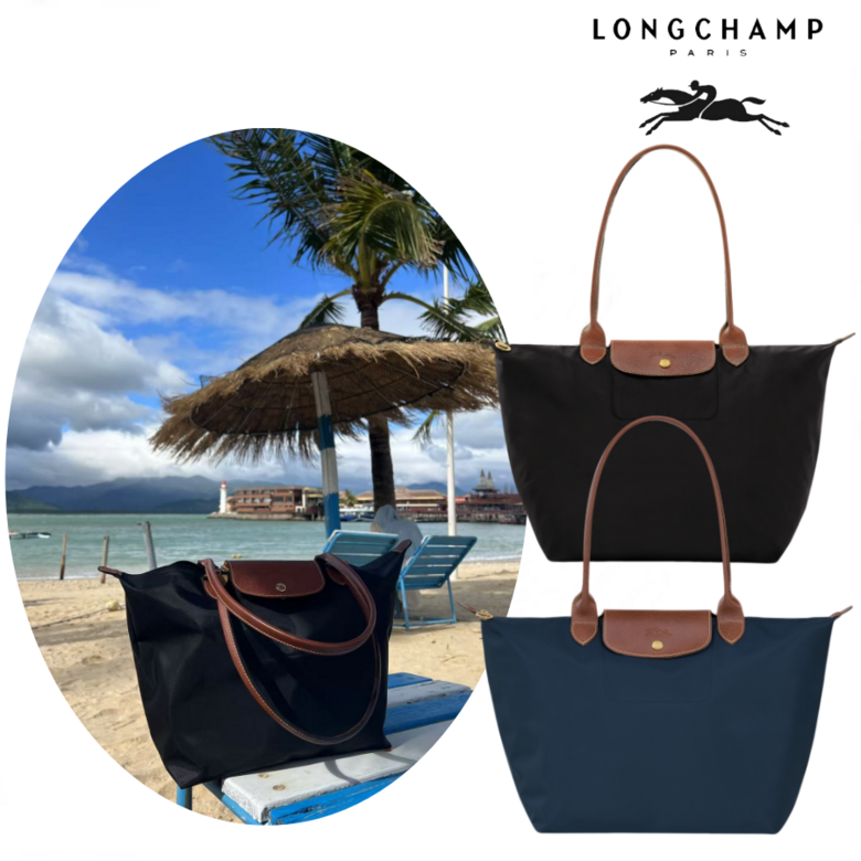 롱샴 르 플리아쥬 오리지널 숄더백 라지 네이비 추천 상품